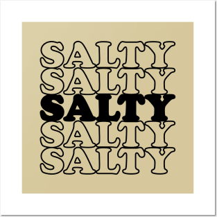 Funny Quote  Salty Thanksgiving Gift Posters and Art